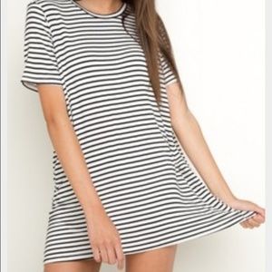 Brandy Melville Striped T-shirt Dress
